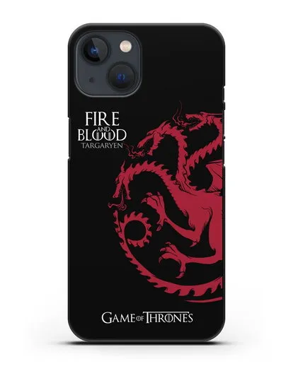 Чехол Дом Таргариенов. Огонь и кровь силиконовый для iPhone 13 Mini