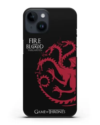 Чехол Дом Таргариенов. Огонь и кровь силиконовый для iPhone 14