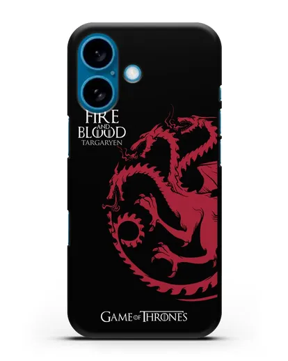 Чехол Дом Таргариенов. Огонь и кровь силиконовый для iPhone 16