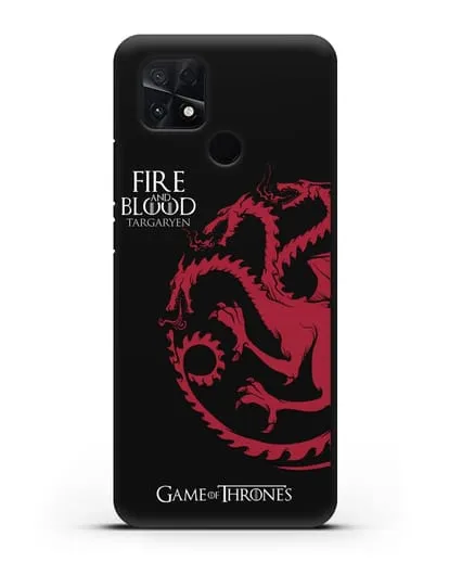 Чехол Дом Таргариенов. Огонь и кровь силиконовый для Xiaomi Poco C40