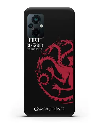 Чехол Дом Таргариенов. Огонь и кровь силиконовый для Xiaomi Poco M5