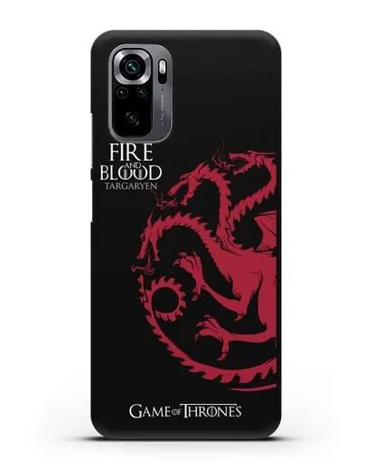 Чехол Дом Таргариенов. Огонь и кровь силиконовый для Xiaomi Poco M5s