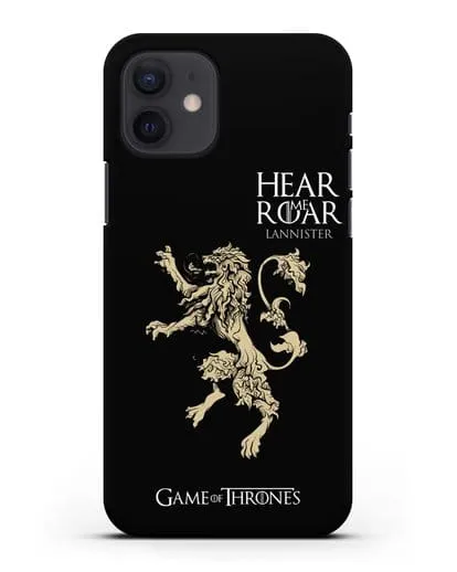Чехол Дом Ланнистеров. Услышь мой рёв силиконовый для iPhone 12