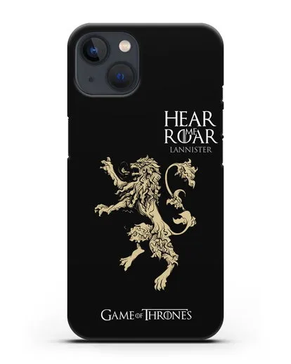 Чехол Дом Ланнистеров. Услышь мой рёв силиконовый для iPhone 13