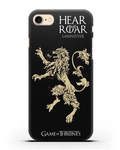 Чехол Дом Ланнистеров. Услышь мой рёв силиконовый для iPhone 7