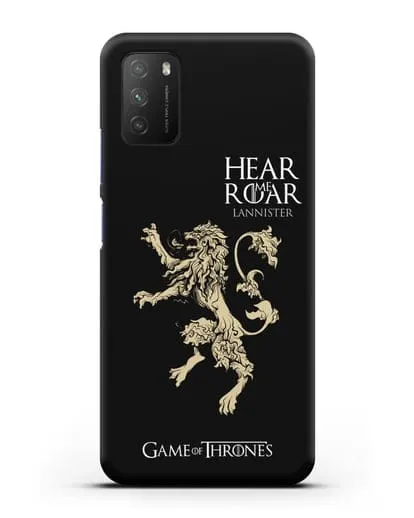 Чехол Дом Ланнистеров. Услышь мой рёв силиконовый для Xiaomi Poco M3