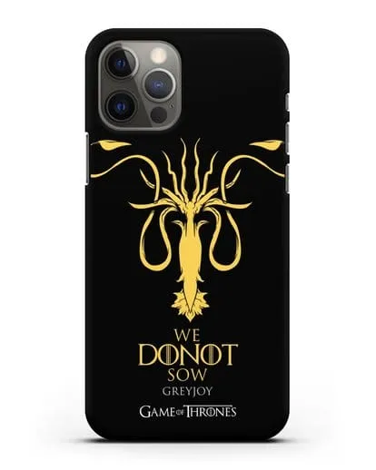 Чехол Дом Грейджоев. Мы не сеем силиконовый для iPhone 12 Pro