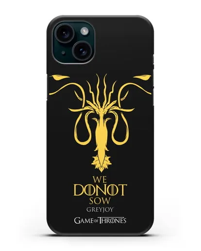 Чехол Дом Грейджоев. Мы не сеем силиконовый для iPhone 15 Plus