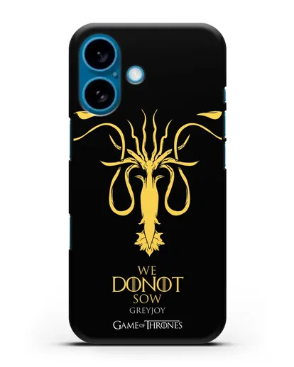 Чехол Дом Грейджоев. Мы не сеем силиконовый для iPhone 16