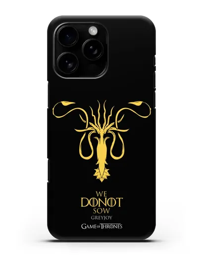 Чехол Дом Грейджоев. Мы не сеем силиконовый для iPhone 16 Pro Max