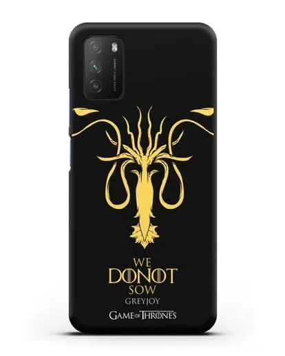 Чехол Дом Грейджоев. Мы не сеем силиконовый для Xiaomi Poco M3