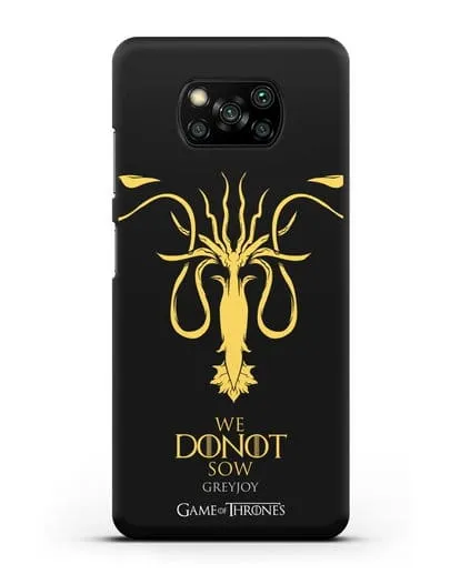 Чехол Дом Грейджоев. Мы не сеем силиконовый для Xiaomi Poco X3