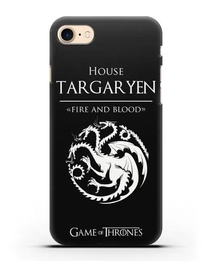 Чехол House Targaryen. Fire and blood силиконовый для iPhone 7