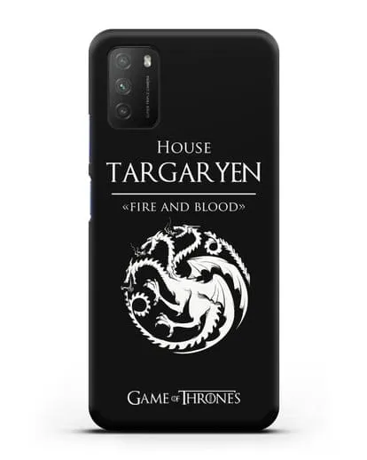 Чехол House Targaryen. Fire and blood силиконовый для Xiaomi Poco M3