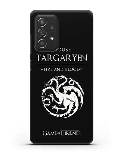 Чехол House Targaryen. Fire and blood силиконовый для Samsung Galaxy A53