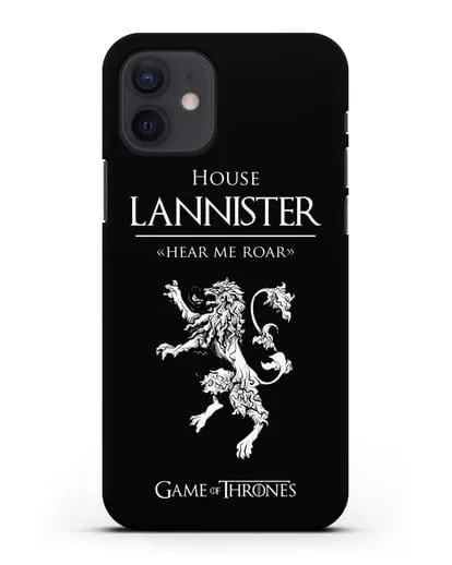 Чехол House Lannister. Hear me roar силиконовый для iPhone 12