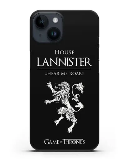 Чехол House Lannister. Hear me roar силиконовый для iPhone 14