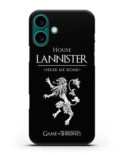 Чехол House Lannister. Hear me roar силиконовый для iPhone 16 Plus