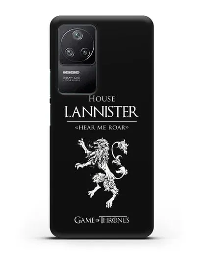Чехол House Lannister. Hear me roar силиконовый для Xiaomi Poco F4