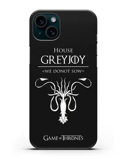Чехол House Greyjoy. We donot sow силиконовый для iPhone 15 Plus