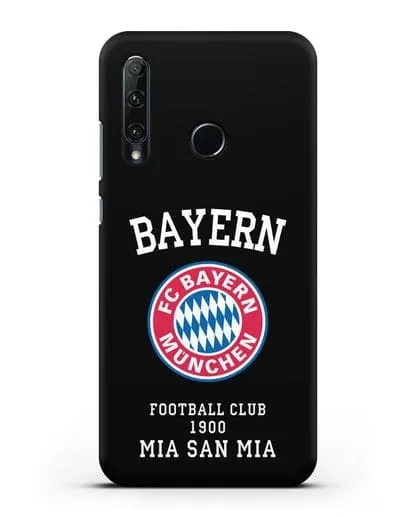 Чехол с надписью Bayern Mia San Mia силиконовый для Honor 20e