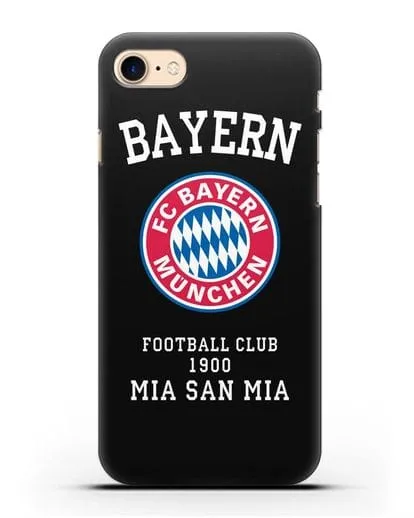 Чехол с надписью Bayern Mia San Mia силиконовый для iPhone 7