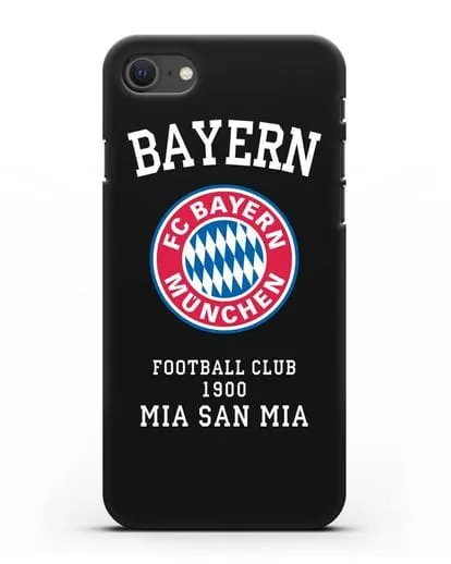 Чехол с надписью Bayern Mia San Mia силиконовый для iPhone SE 2020