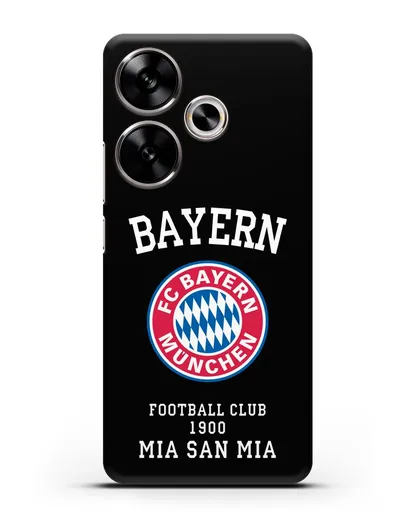 Чехол с надписью Bayern Mia San Mia силиконовый для Xiaomi Poco F6