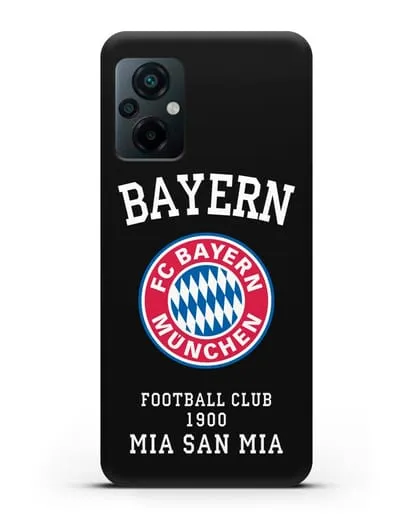 Чехол с надписью Bayern Mia San Mia силиконовый для Xiaomi Poco M5