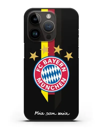 Чехол с логотипом FC Bayern Munchen силиконовый для iPhone 14 Pro