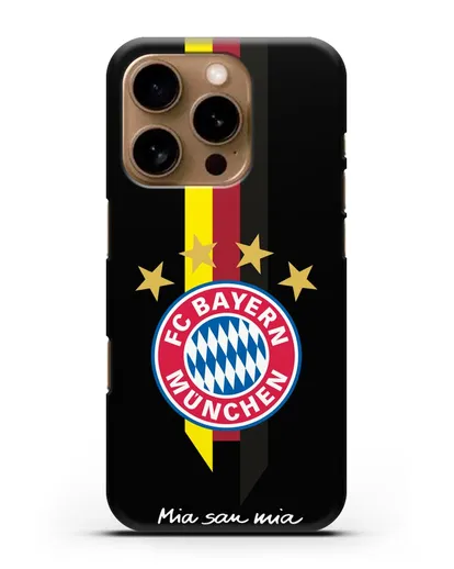 Чехол с логотипом FC Bayern Munchen силиконовый для iPhone 16 Pro