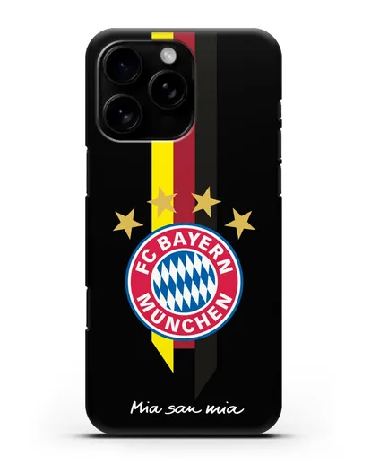 Чехол с логотипом FC Bayern Munchen силиконовый для iPhone 16 Pro Max