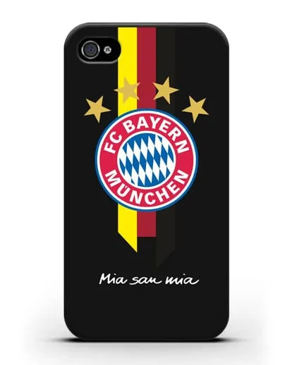 Чехол с логотипом FC Bayern Munchen силиконовый для iPhone 4/4s