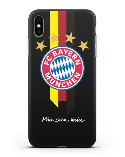 Чехол с логотипом FC Bayern Munchen силиконовый для iPhone XS Max