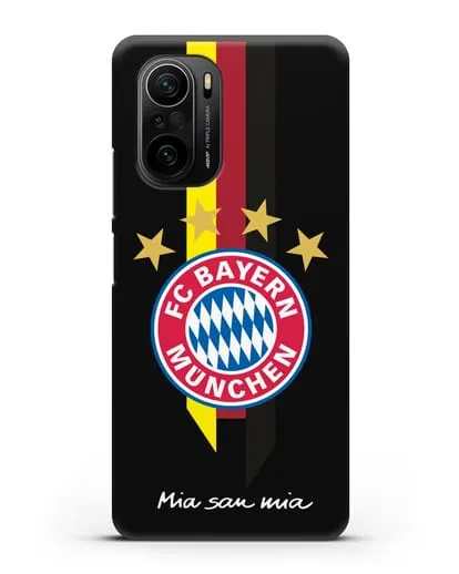 Чехол с логотипом FC Bayern Munchen силиконовый для Xiaomi Poco F3