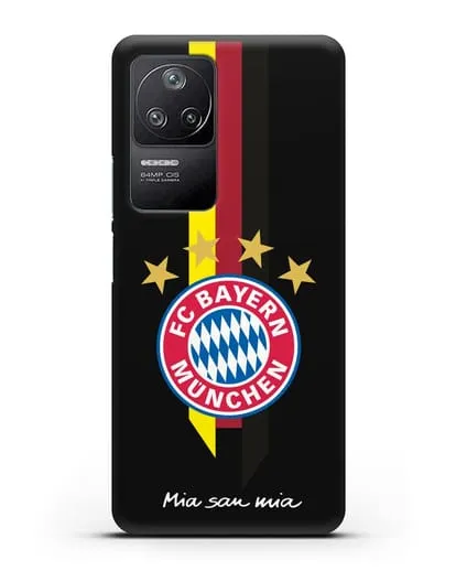 Чехол с логотипом FC Bayern Munchen силиконовый для Xiaomi Poco F4