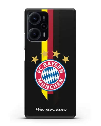 Чехол с логотипом FC Bayern Munchen силиконовый для Xiaomi Poco F5