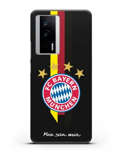 Чехол с логотипом FC Bayern Munchen силиконовый для Xiaomi Poco F5 Pro
