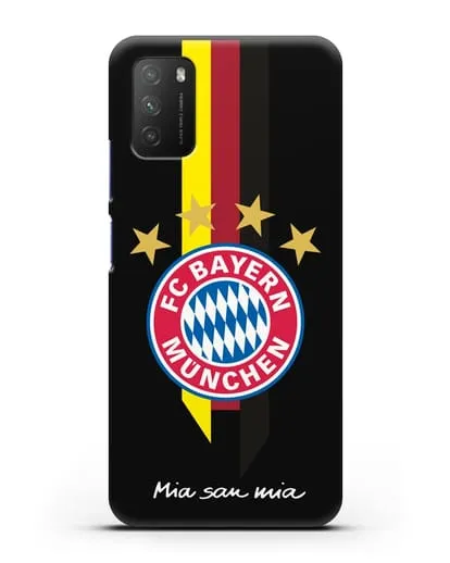 Чехол с логотипом FC Bayern Munchen силиконовый для Xiaomi Poco M3