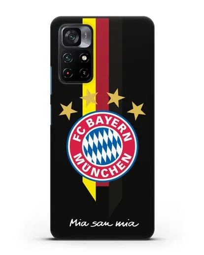 Чехол с логотипом FC Bayern Munchen силиконовый для Xiaomi Poco M4 Pro 5G