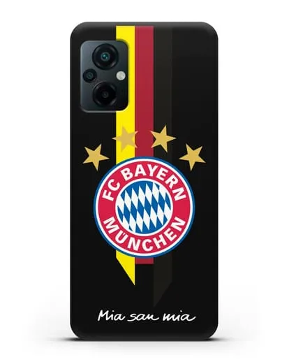 Чехол с логотипом FC Bayern Munchen силиконовый для Xiaomi Poco M5