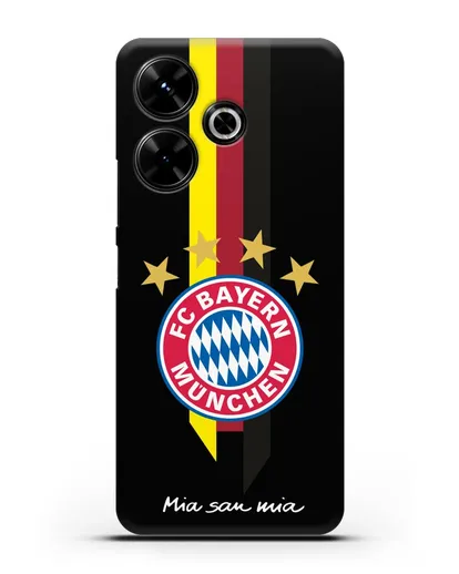 Чехол с логотипом FC Bayern Munchen силиконовый для Xiaomi Poco M6