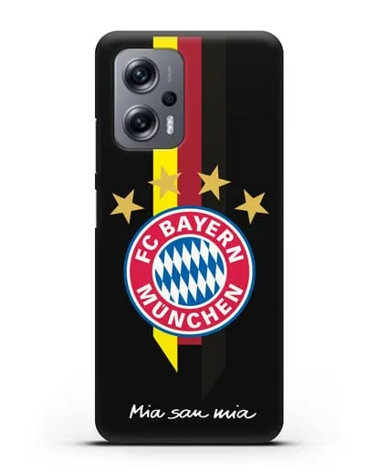 Чехол с логотипом FC Bayern Munchen силиконовый для Xiaomi Poco X4 GT