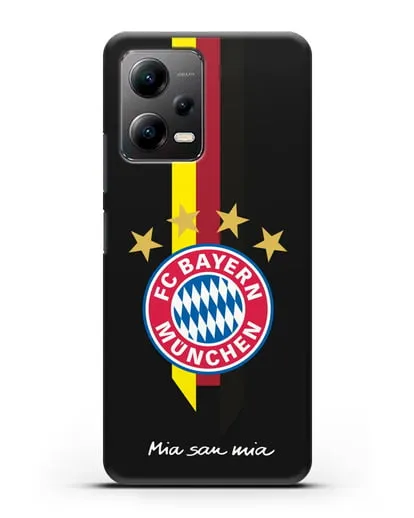 Чехол с логотипом FC Bayern Munchen силиконовый для Xiaomi Poco X5