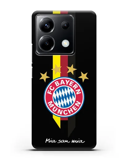 Чехол с логотипом FC Bayern Munchen силиконовый для Xiaomi Poco X6