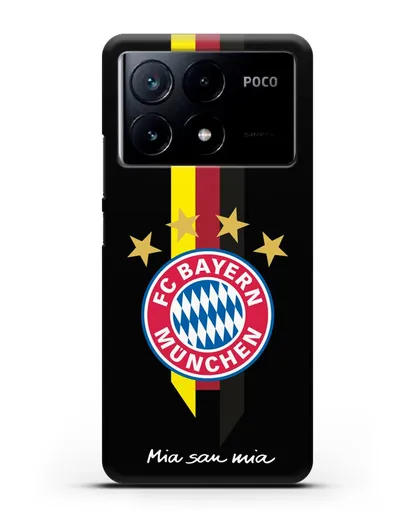 Чехол с логотипом FC Bayern Munchen силиконовый для Xiaomi Poco X6 Pro