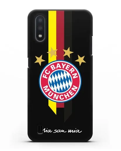 Чехол с логотипом FC Bayern Munchen силиконовый для Samsung Galaxy A01 [SM-A015F]
