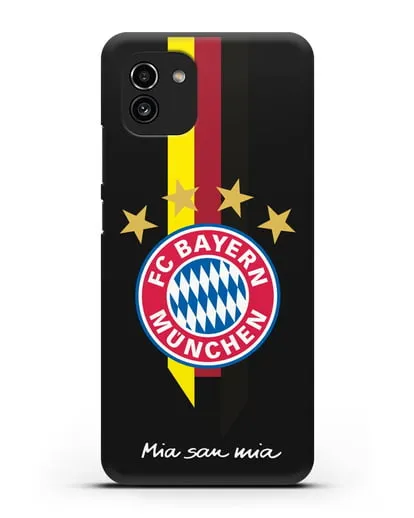 Чехол с логотипом FC Bayern Munchen силиконовый для Samsung Galaxy A03 [SM-A035]