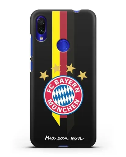 Чехол с логотипом FC Bayern Munchen силиконовый для Xiaomi Redmi Note 7