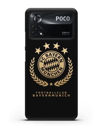 Чехол ФК Бавария Мюнхен с логотипом силиконовый для Xiaomi Poco X4 Pro